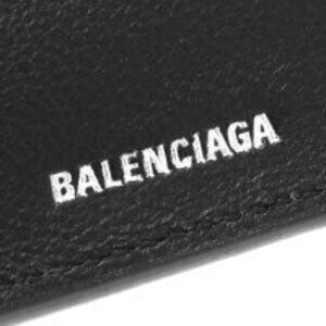 Balenciaga Tri White Black Cash fold Wallet